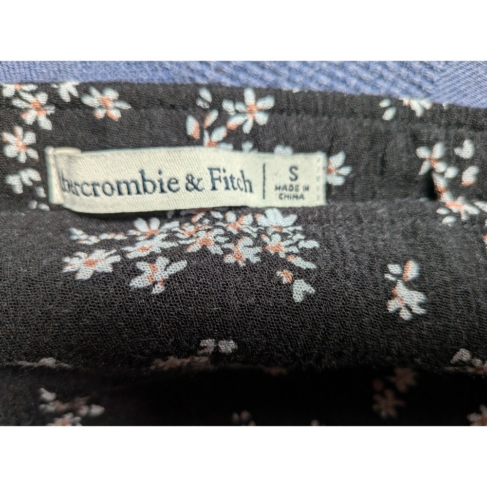 Abercrombie & Fitch Mini Skirt S Cottage Coquette Ditsy Floral Ruffle Hem Cute - Picture 8 of 9